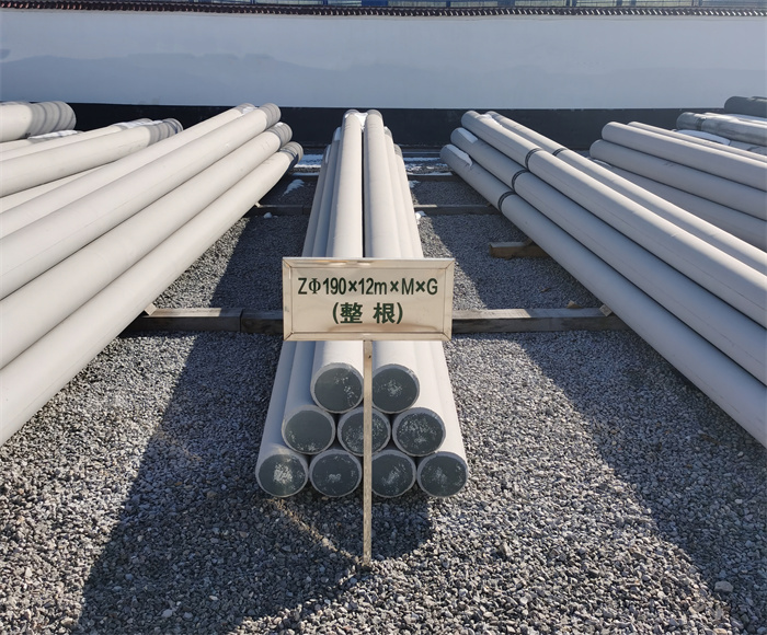 张家界190×12米钢筋混凝土水泥电线杆